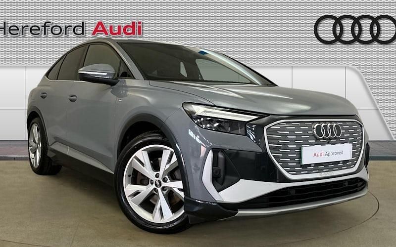 Used 2023 Audi Q4 Sportback e-tron S-Line SUV | £27,357 - Image 1/4