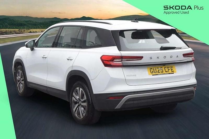 Used Skoda Kodiaq SE 200 HP (147 kW) 2025 Moon white metallic SUV