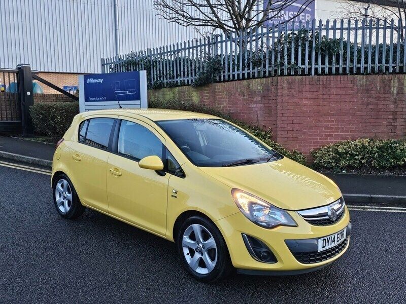 Yellow Used 2014 Vauxhall Corsa Hatchback | £2,995 (Good price) - Image 1/4