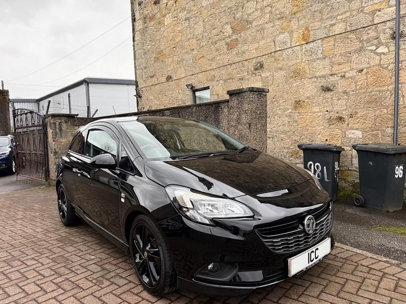 Used Vauxhall Corsa Edition 75 HP (55 kW) 2017 Black Hatchback