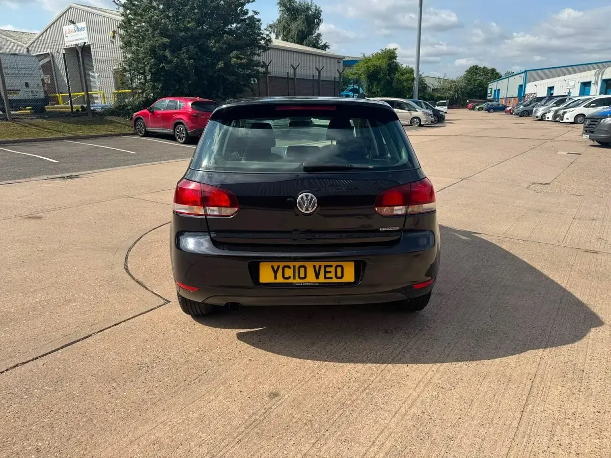 Used VW Golf VI S 105 HP (77 kW) 2010 Black Hatchback