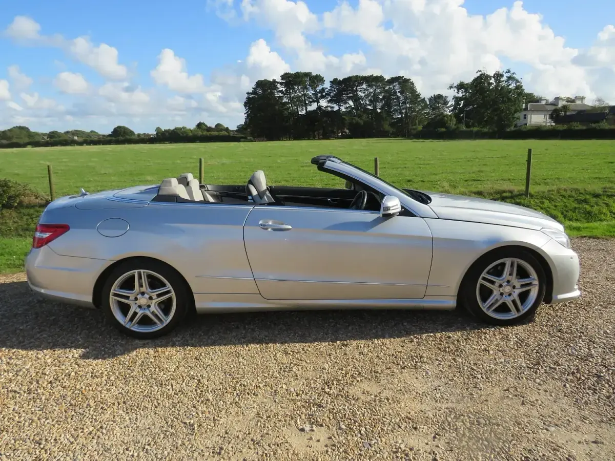 Used Mercedes E350 265 HP (194 kW) 2013 Silver Cabriolet