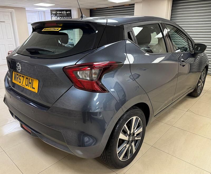 Used Nissan Micra Acenta 90 HP (66 kW) 2018 Grey Hatchback