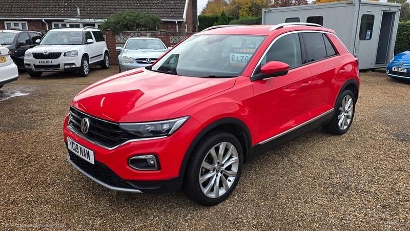Używany VW T-Roc SEL 150 KM (110 kW) 2019 Czerwony SUV