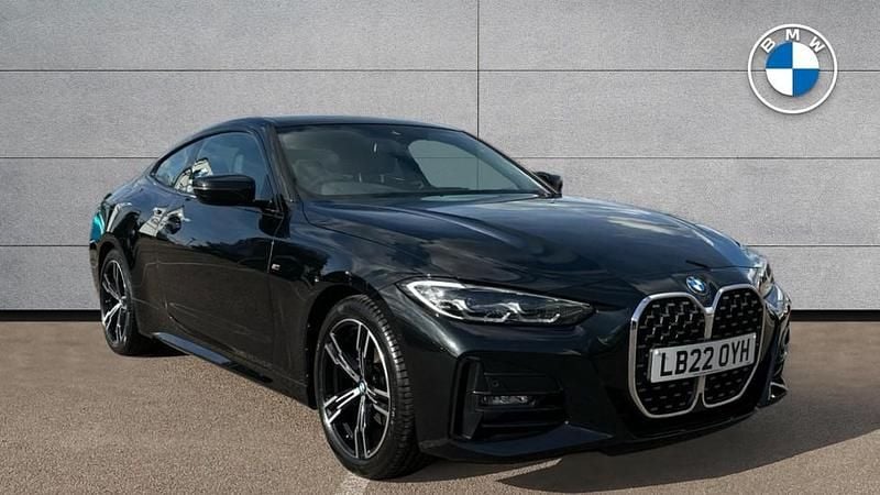 Black Used 2022 BMW 420 M Sport Coupe | £26,929 (Good price) - Image 1/4