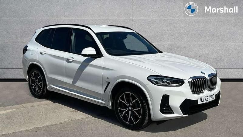 White Used 2022 BMW X3 M Sport SUV | £33,045 (Fair price) - Image 1/4