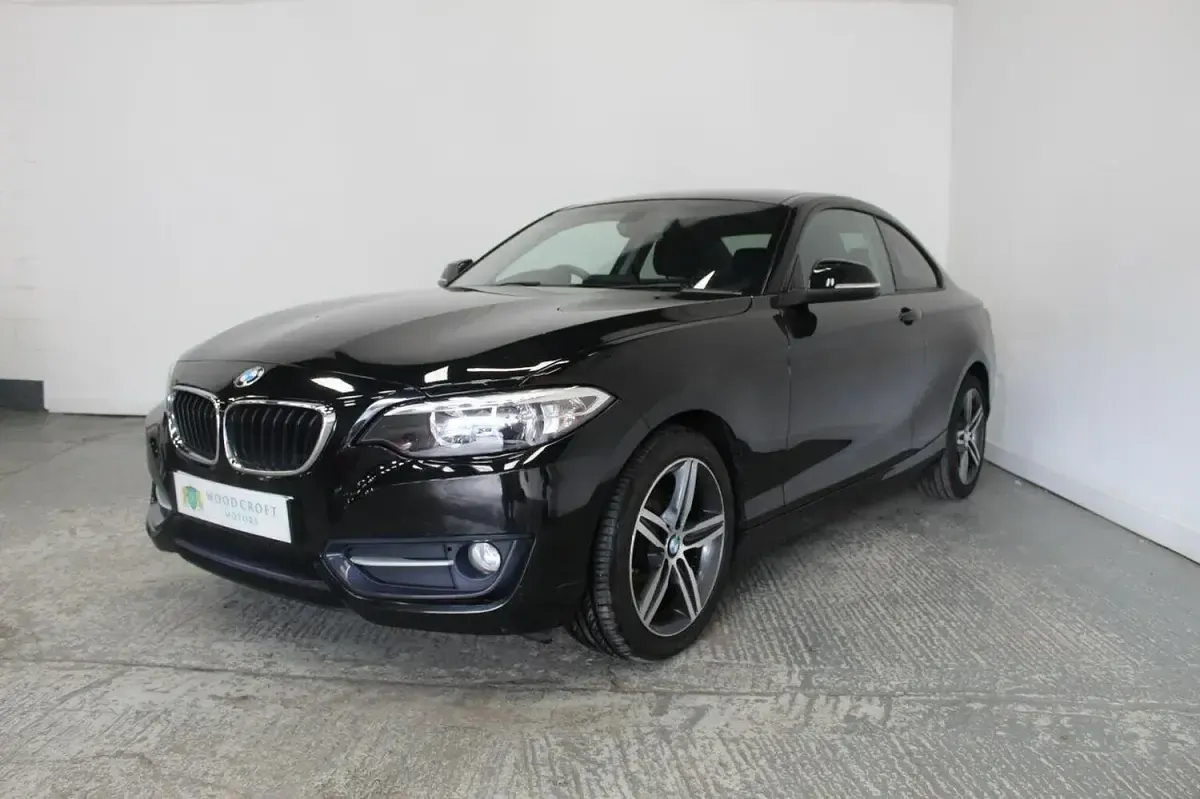 Used BMW 218 Sport Line 2016 Black Coupe