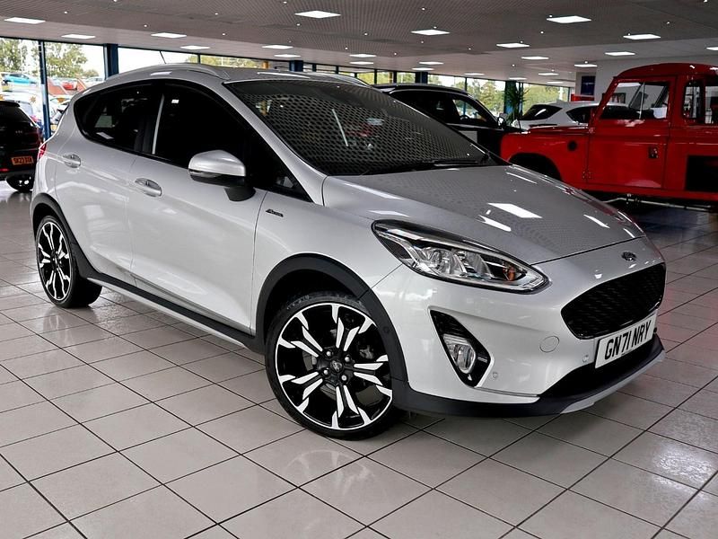 Used Ford Fiesta Active X 2021 Moondust silver Hatchback