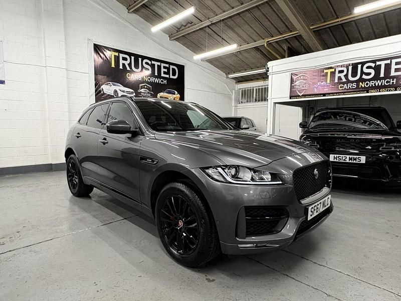 Grey Used 2017 Jaguar F-Pace R-Sport SUV | £14,995 (Fair price) - Image 1/4