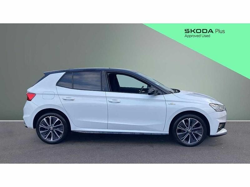 Used Skoda 110 R Monte Carlo 81 HP (59 kW) 2024 Moon white metallic body / black magic pearl effect roof Hatchback