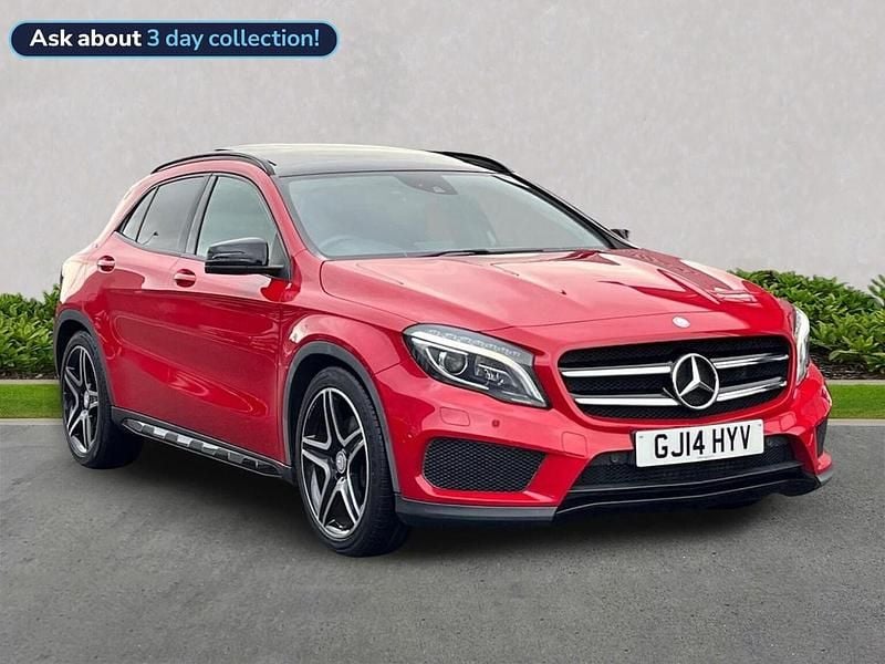 Red Used 2014 Mercedes GLA250 AMG line SUV | £12,999 (Fair price) - Image 1/4