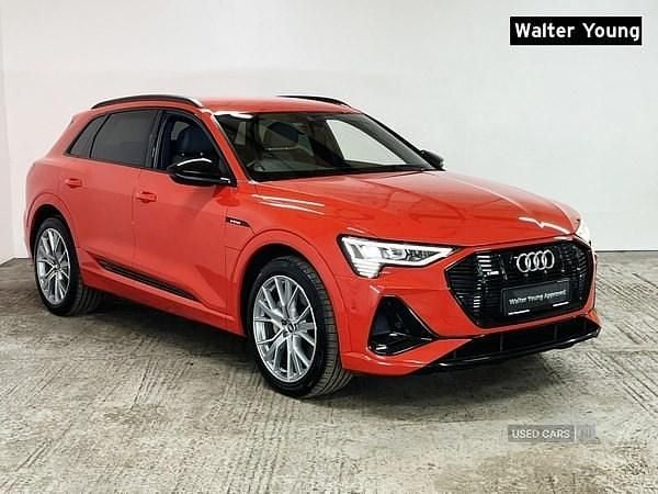 Red Used 2021 Audi e-tron Black Edition SUV | £20,995 (Fair price) - Image 1/4