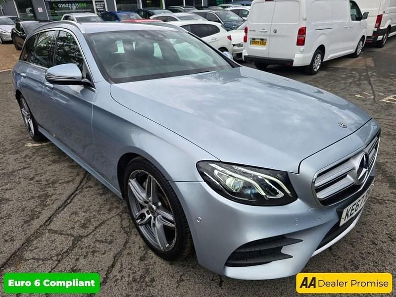 Used Mercedes E220 AMG line 2018 Silver Estate