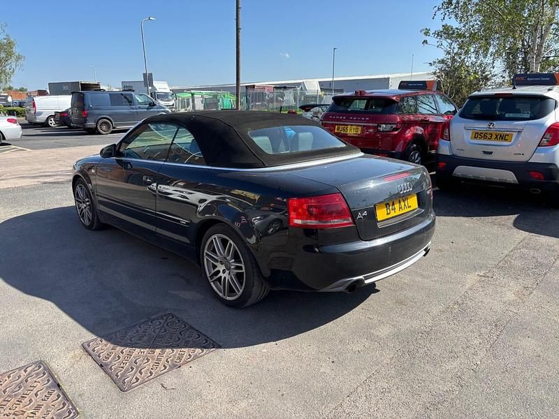 Begagnad Audi A4 Cabriolet S-Line 2008 Svart Cab