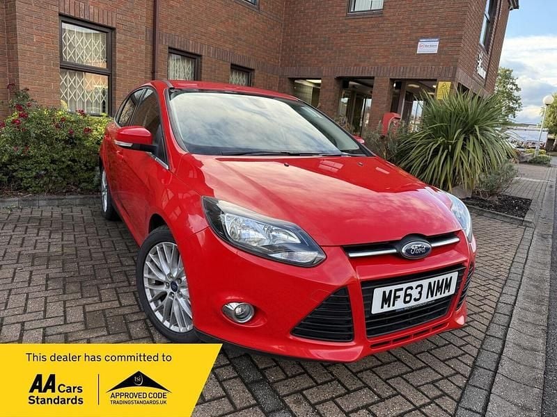 Red Used 2013 Ford Focus Zetec Hatchback | £3,900 (Fair price) - Image 1/3