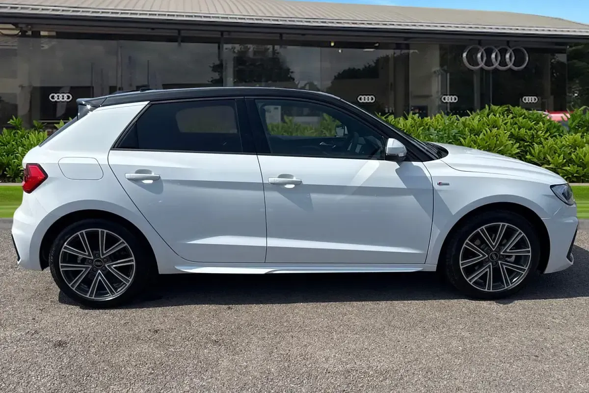 New Audi A1 Sportback S-Line 2026 White Hatchback
