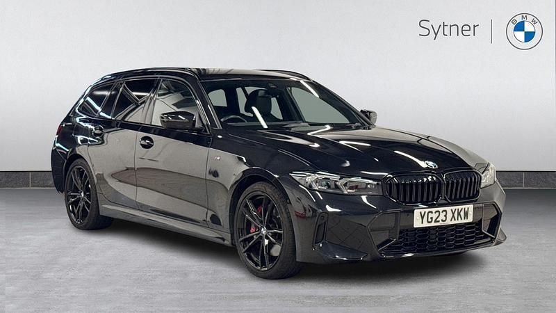 Black Used 2023 BMW 320 M Sport Estate | £32,500 (Expensive) - Image 1/4