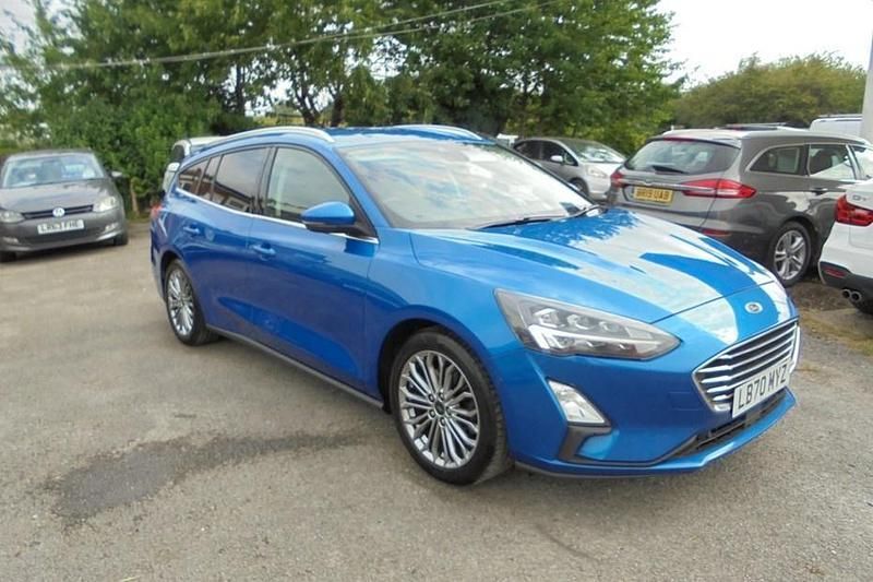 Blue Used 2021 Ford Focus Titanium X Estate | £8,195 (Fair price) - Image 1/1