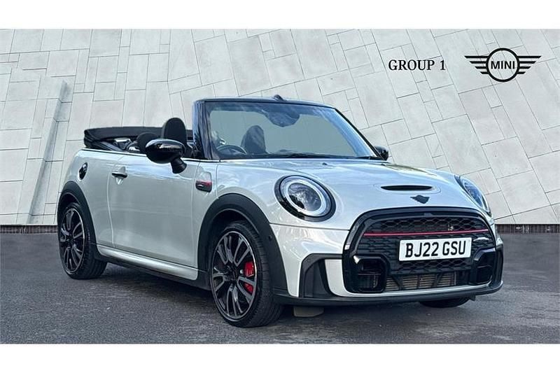 White silver Used 2022 Mini John Cooper Works Cabriolet Cabriolet | £22,990 (Fair price) - Image 1/4