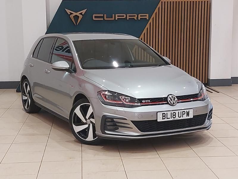 Used VW Golf VII GTI 230 HP (169 kW) 2018 Silver Hatchback