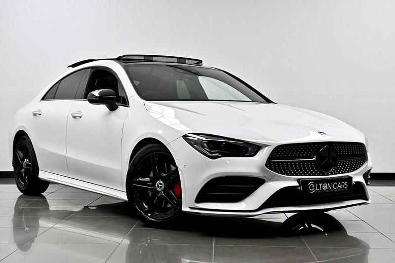 White Used 2020 Mercedes CLA200 AMG Line Premium Plus Coupe | £20,995 (A bit pricey) - Image 1/4