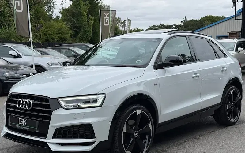 Used Audi Q3 Black Edition 184 HP (135 kW) 2017 White SUV