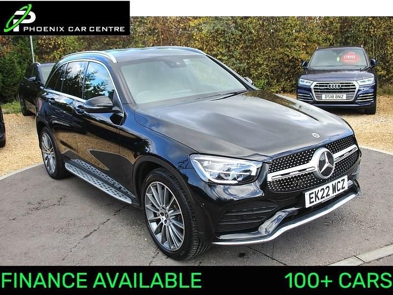 Black Used 2022 Mercedes GLC220 AMG Line Premium Estate | £27,495 (Fair price) - Image 1/2