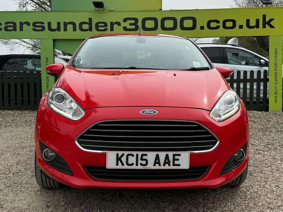 Used Ford Fiesta Titanium 2015 Red Hatchback