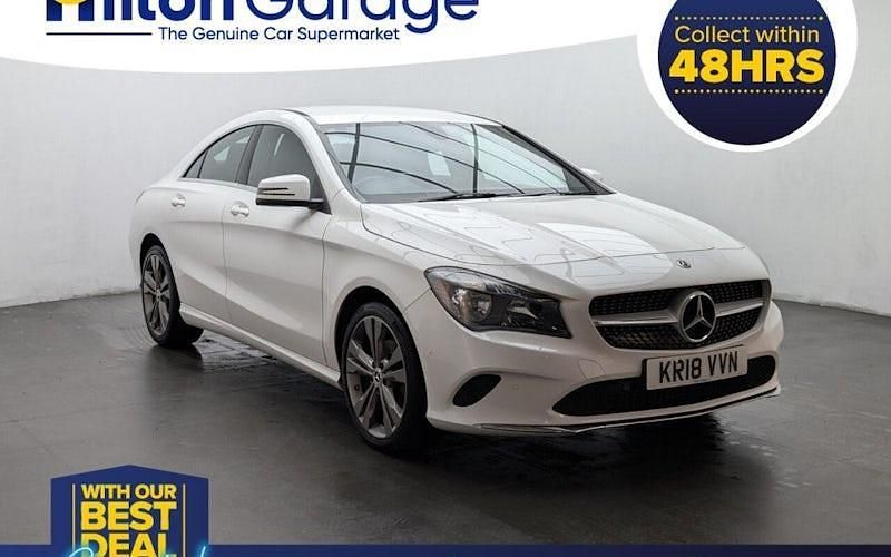 Used Mercedes CLA180 122 HP (89 kW) 2017 White Sedan