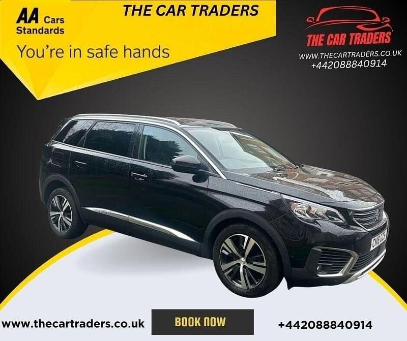 Black Used 2018 Peugeot 5008 Allure Hatchback | £11,988 (Fair price) - Image 1/4