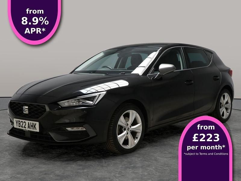 Black Used 2022 Seat Leon FR Hatchback | £16,572 (Fair price) - Image 1/3
