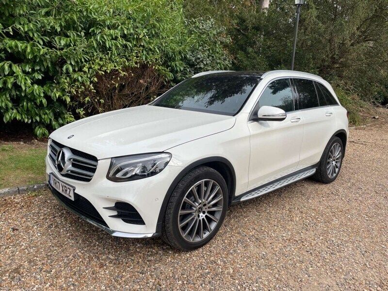 White Used 2017 Mercedes GLC350 AMG Line Premium Plus SUV | £18,499 (Fair price) - Image 1/4