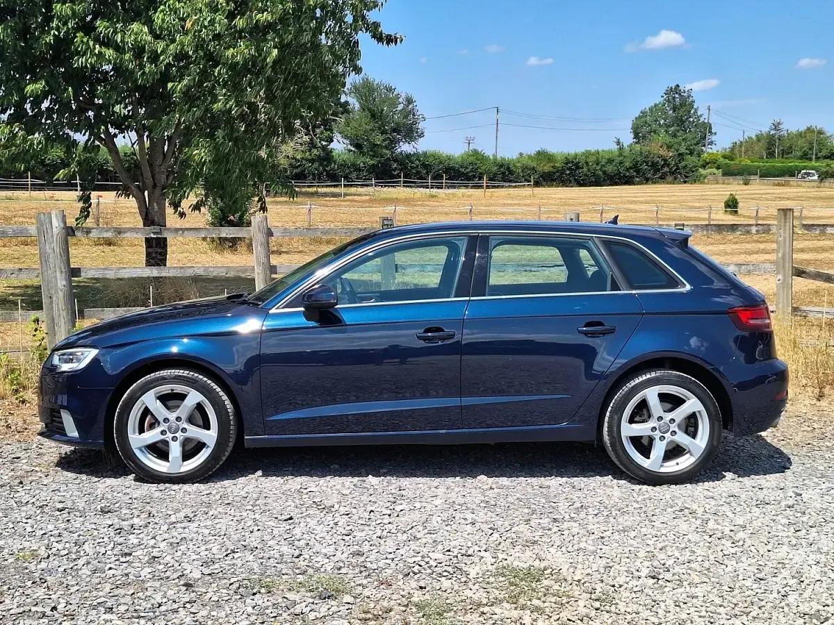 Used Audi A3 Sport 150 HP (110 kW) 2018 Blue Sedan