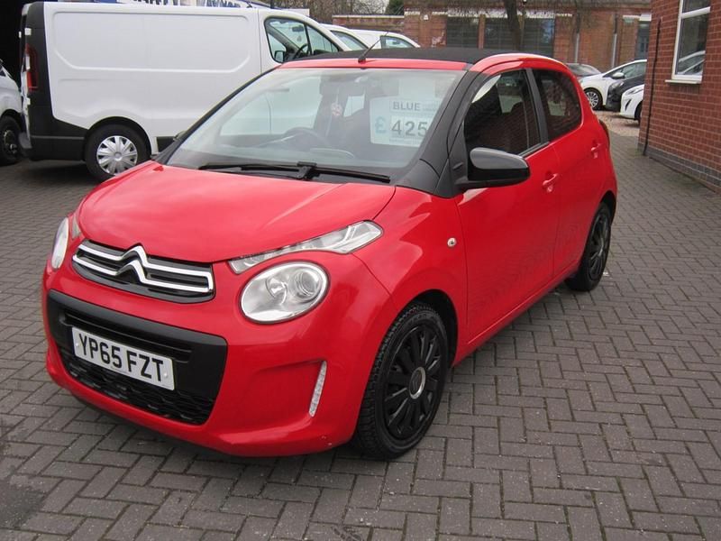 Used Citroën C1 Feel 82 HP (60 kW) 2015 Red Hatchback