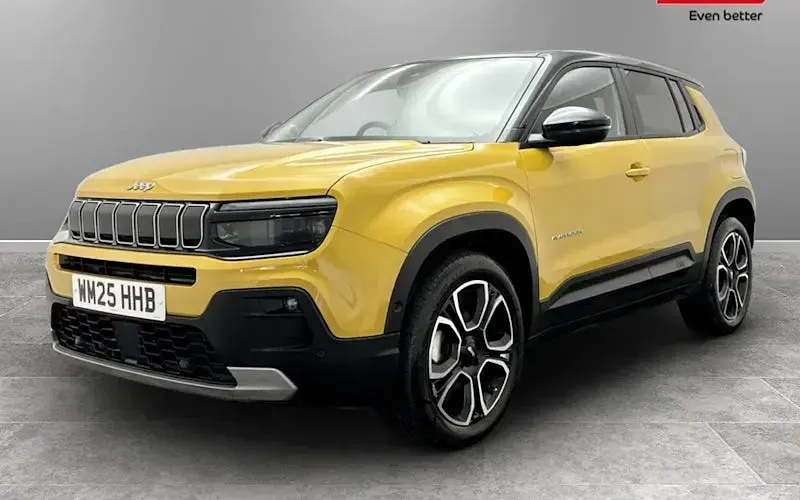 Used Jeep Avenger Summit 101 HP (74 kW) 2025 Yellow SUV