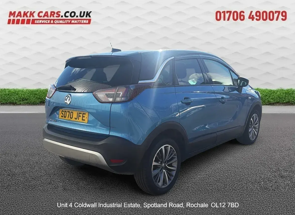 Used Vauxhall Crossland X 110 HP (80 kW) 2020 Blue SUV
