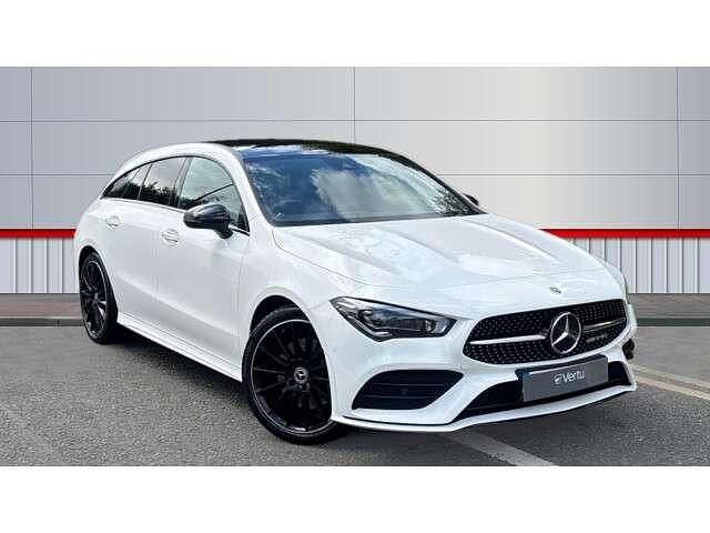 White Used 2023 Mercedes CLA220 Shooting Brake AMG Line Premium Plus Estate | £29,995 (A bit pricey) - Image 1/4