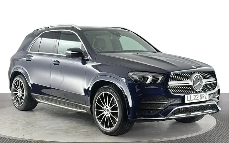 Used Mercedes GLE400 AMG line 330 HP (242 kW) 2022 Blue SUV