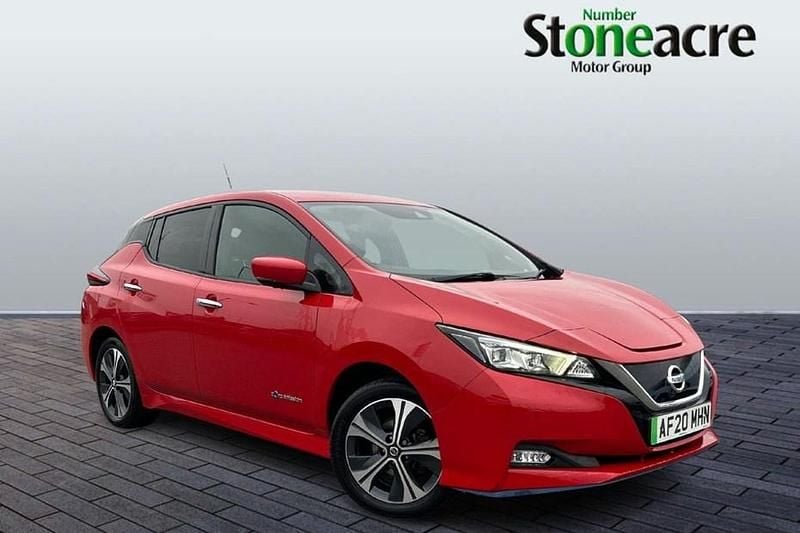 Red Used 2020 Nissan Leaf Tekna Hatchback | £9,995 (Good price) - Image 1/1