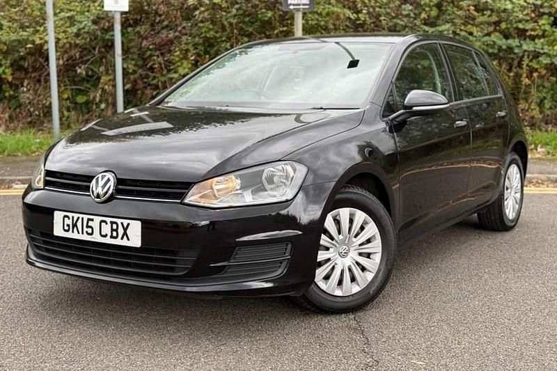 Black Used 2015 VW Golf VII S Hatchback | £4,950 (Good price) - Image 1/1