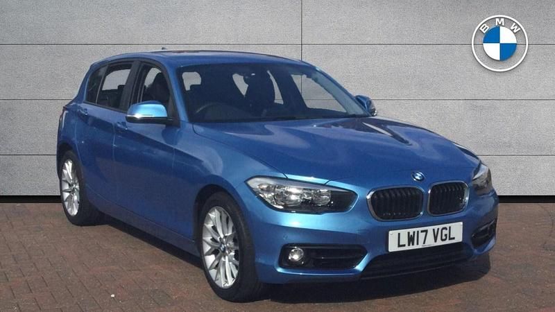 Used BMW 118 Sport Line 134 HP (98 kW) 2017 Blue Hatchback