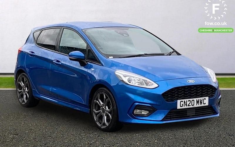 Used Ford Fiesta ST-Line 101 HP (74 kW) 2019 Blue Hatchback
