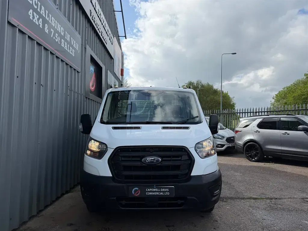 Used Ford Transit 130 HP (95 kW) 2021 White Cabriolet