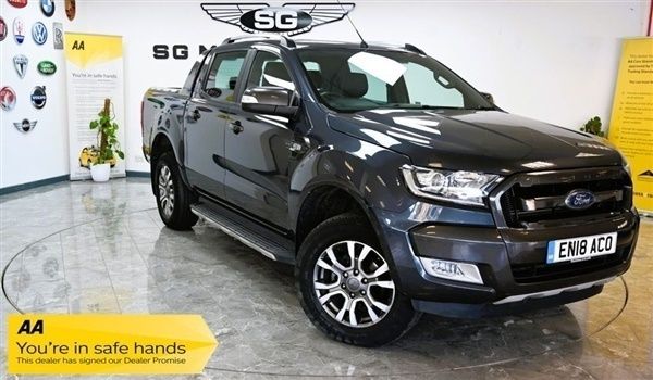 Grey Used 2018 Ford Ranger Wildtrack Pickup | £20,394 (Fair price) - Image 1/1