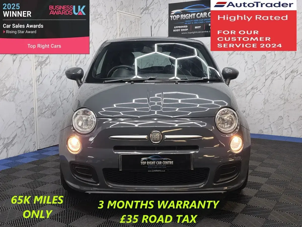 Gebraucht Fiat 500 S 69 PS (50 kW) 2014 Grau Kleinwagen