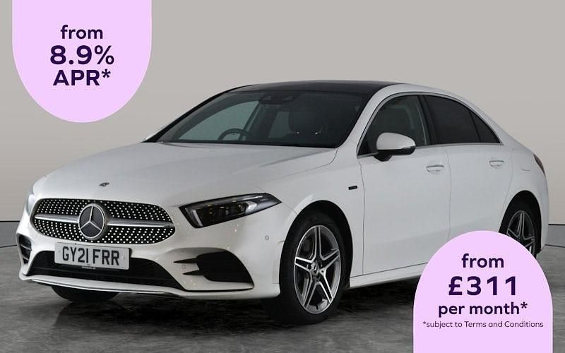 White Used 2021 Mercedes A250 AMG Line Premium Plus Sedan | £20,990 (A bit pricey) - Image 1/3