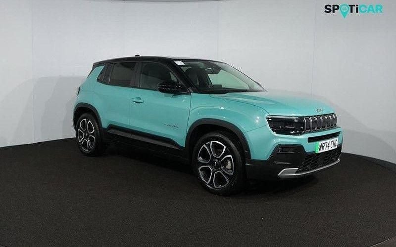 Blue/black Used 2024 Jeep Avenger EV Summit SUV | £18,549 (Fair price) - Image 1/4