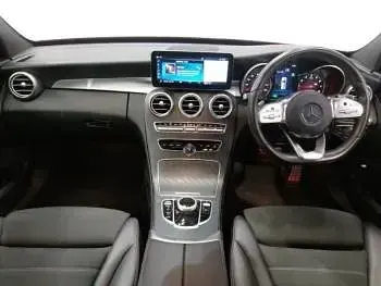 Used Mercedes C200 AMG line 184 HP (135 kW) 2019 Red Estate