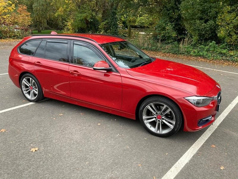 Red Used 2014 BMW 320 Sport Line Estate | £6,495 (Good price) - Image 1/4