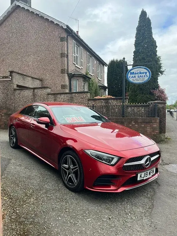 Used Mercedes CLS350 AMG line 281 HP (206 kW) 2019 Red Coupe